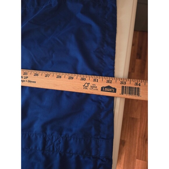 Starter Vented Windbreaker Rain Jacket Mens XL Blue Full Zip Polyester - Picture 10 of 11